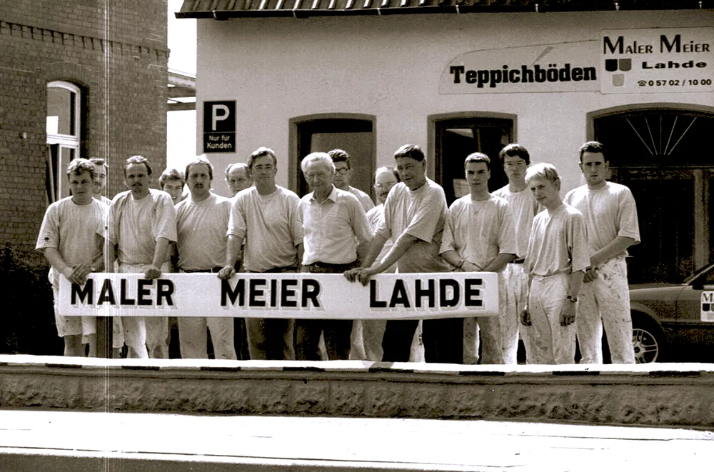 Historisches Teamfoto