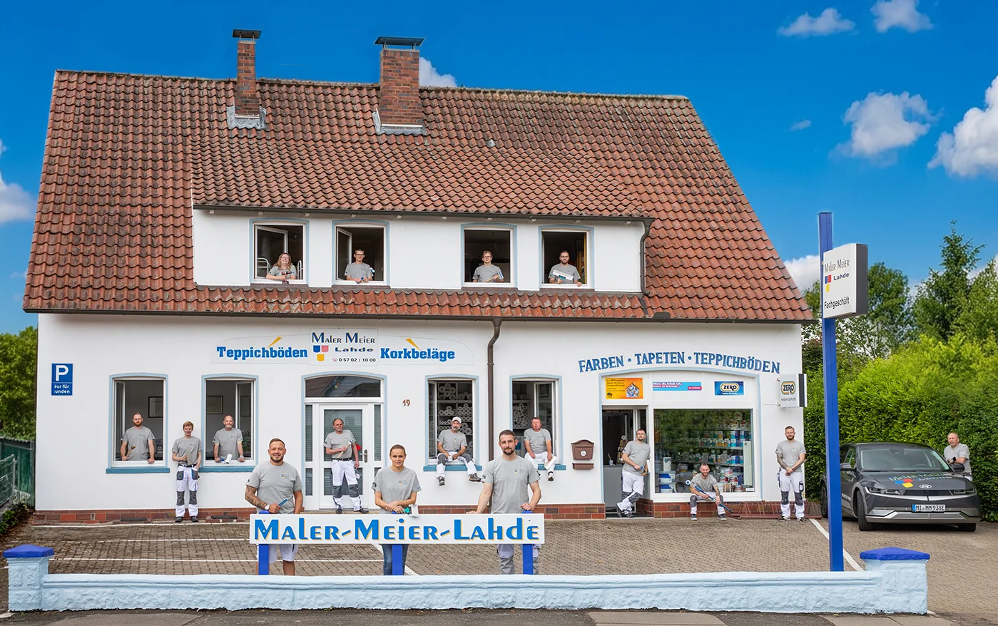 Firmengebäude Maler Meier Lahde